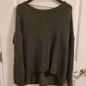 Vero Moda Green knit crew neck sweater